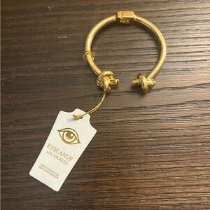 NEW Eye Candy Gold Knot Bracelet